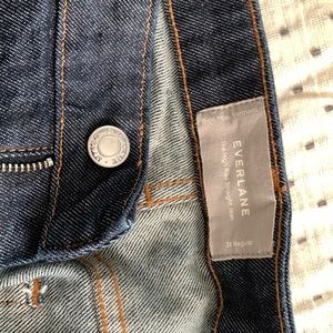 Everlane high rise straight jean